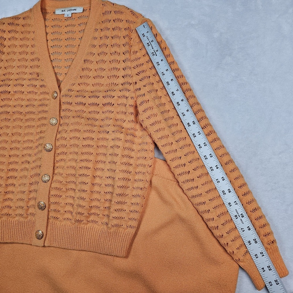 St John Collection Marie Gray Skirt Suit Jacket Marie Gray Women 8 S Knit Button - Picture 7 of 16